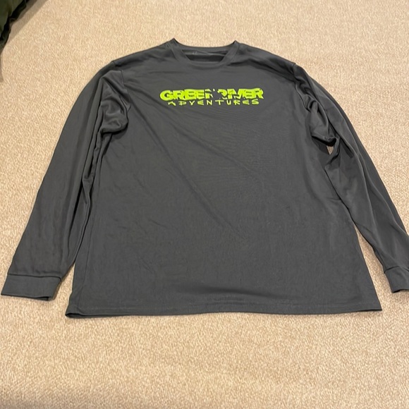 Recover Green River Adventures Men’s Large L/S Gray Shirt - Picture 2 of 7